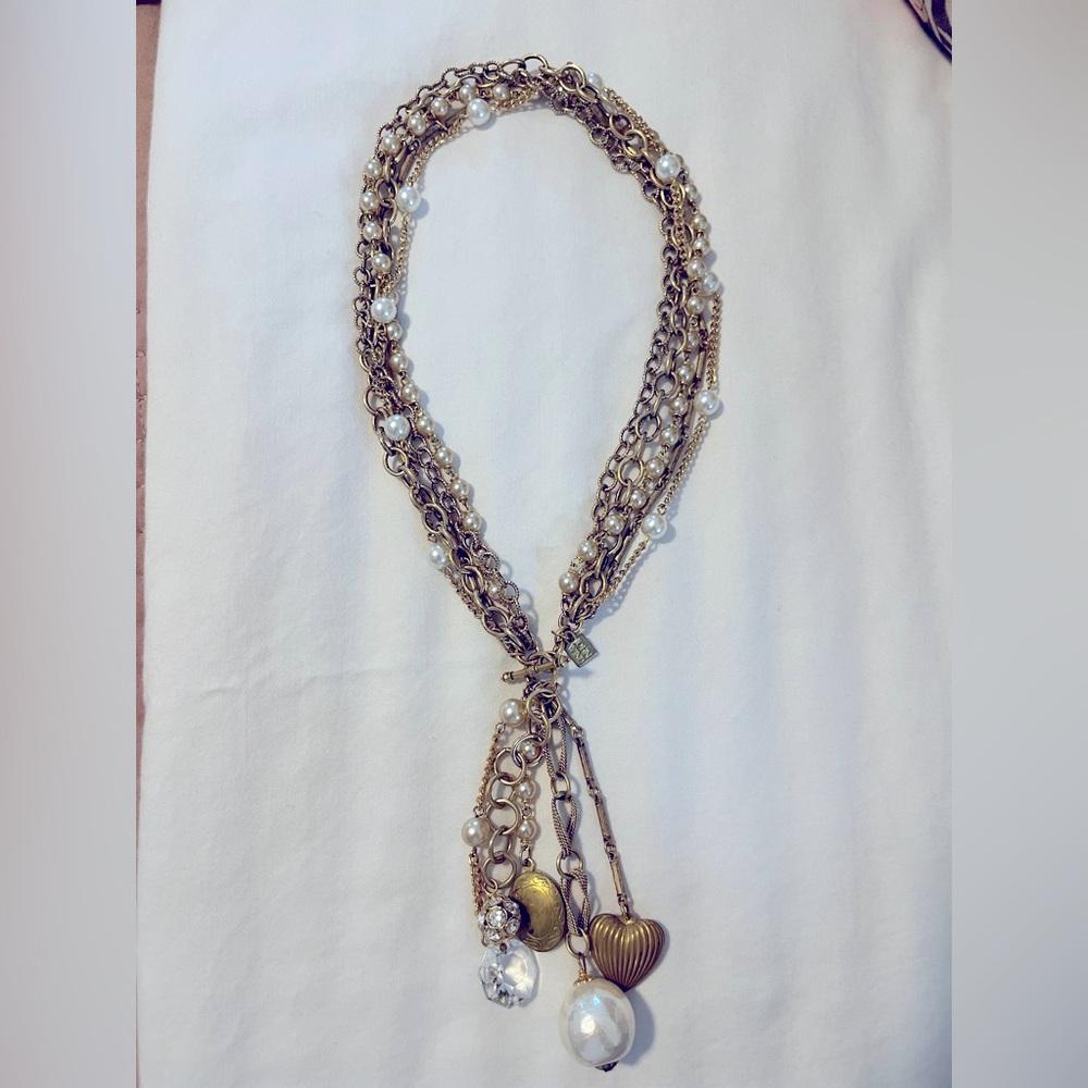 Vintage John Wind charm necklace.